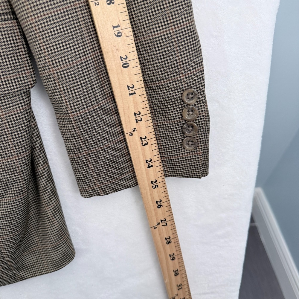 Ralph Lauren Sport Coat Dillards Mens 41R Gray Plaid Two Buttons Wool - Picture 11 of 16